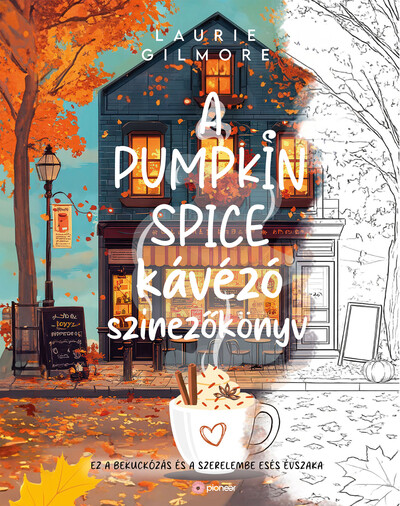 A Pumpkin Spice kávézó színezőkönyv