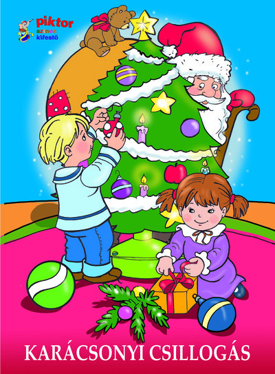 Karácsonyi csillogás - PIKTOR Színes kifestő §K