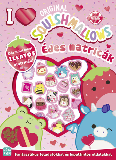 Squishmallows - Édes matricák