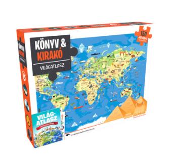 Világatlasz - Könyv + Kirakó 1.Kép
