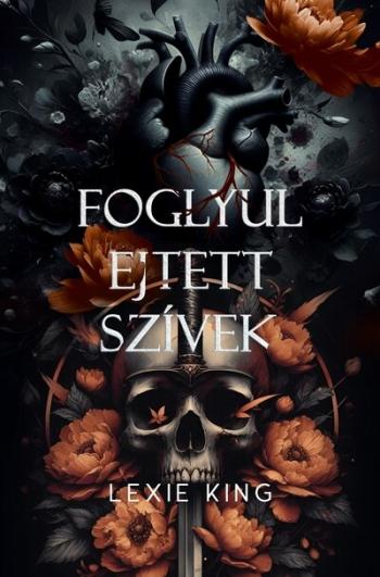 Foglyul ejtett szívek - Fekete szív 5. (éldekorált) 1.Kép