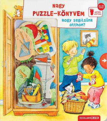 Nagy puzzle-könyvem - Hogy segítsünk otthon? 1.Kép