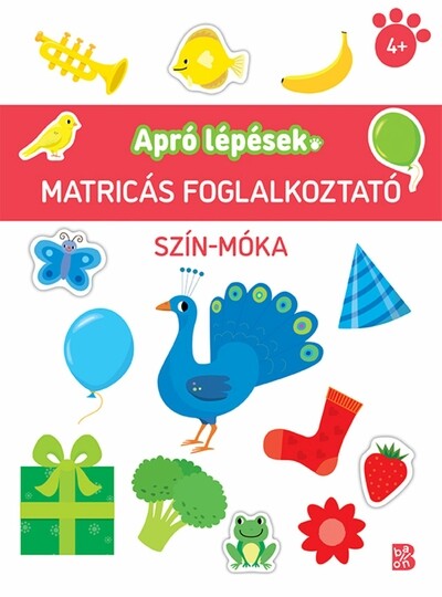 Apró lépések - Szín-móka - Matricás foglalkoztató