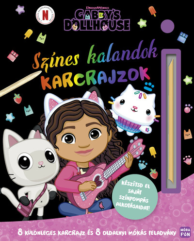 Gabi babaháza - Színes kalandok - Karcrajzok - 8 különleges karcrajz és 8 oldalnyi mókás feladvány