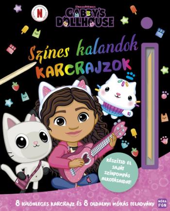 Gabi babaháza - Színes kalandok - Karcrajzok - 8 különleges karcrajz és 8 oldalnyi mókás feladvány 1.Kép