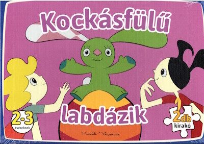 Kockásfülű nyúl labdázik kirakó