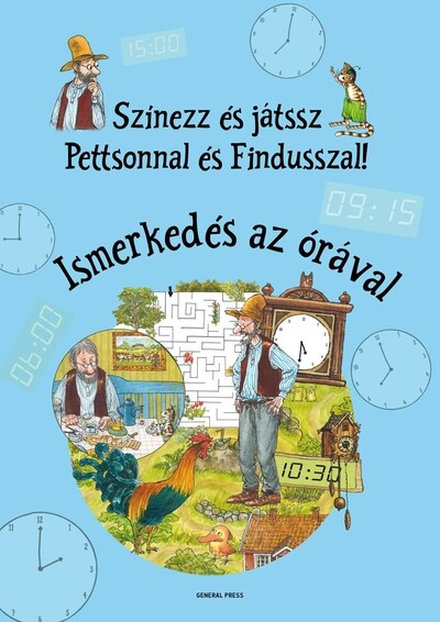 Színezz és játssz Pettsonnal és Findusszal! - Ismerkedés az órával
