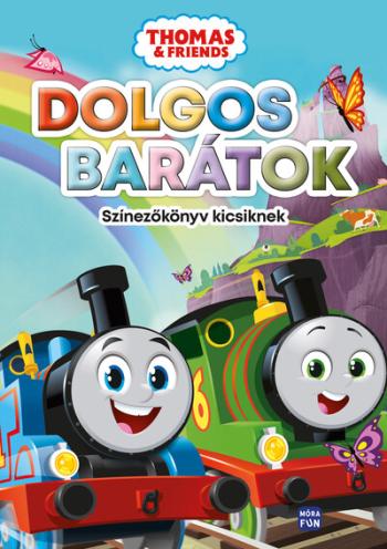 Dolgos barátok - Thomas + Friends - Színezőkönyv a legkisebbeknek 1.Kép