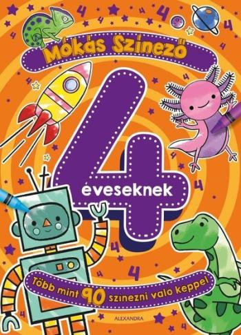 Mókás színező 4 éveseknek 1.Kép