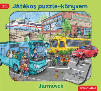 Játékos puzzle-könyvem: Járművek 1.Kép
