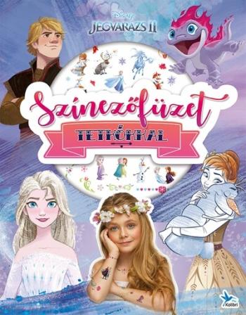 Színezőfüzet tetkókkal - Jégvarázs II. (új kiadás) 1.Kép