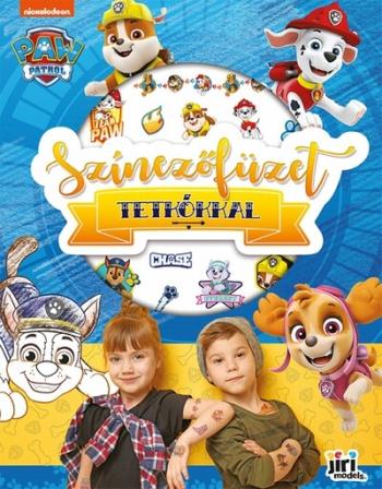 Színezőfüzet tetkókkal - Mancs őrjárat (új kiadás) 1.Kép