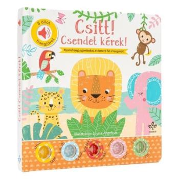 Csitt! Csendet kérek! - 5 állat hangjával - Nyomd meg a gombokat, és ismerd fel a hangokat! 1.Kép