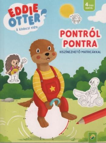 Eddie Otter: Pontról pontra kiszínezhető matricákkal 1.Kép