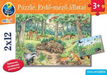 Puzzle: Erdő-mező állatai 1.Kép