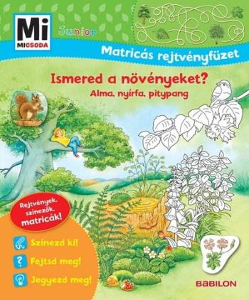 Ismered a növényeket? - Mi MICSODA Junior matricás rejtvényfüzet 1.Kép
