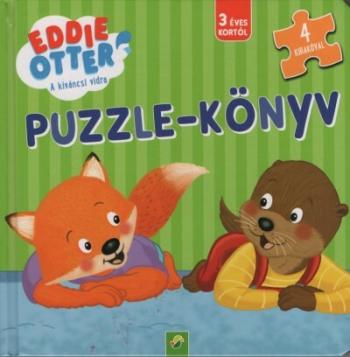 Eddie Otter - A kiváncsi vidra: Puzzle-könyv - 4 kirakóval 1.Kép
