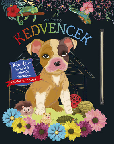 Rejtőzködő kedvencek - Kifestőfüzet kaparós és színezős oldalakkal