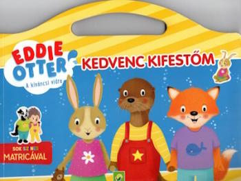 Eddie Otter - A kíváncsi vidra: Kedvenc kifestőm - Sok színes matricával 1.Kép