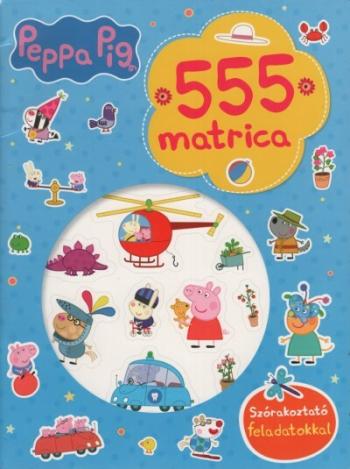 555 matrica: Peppa malac - Szórakoztató feladatokkal 1.Kép