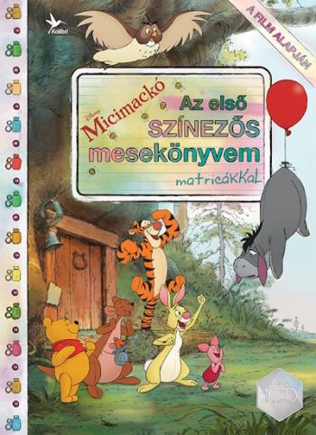 Micimackó - Első színezős mesekönyvem matricákkal (új kiadás) 1.Kép