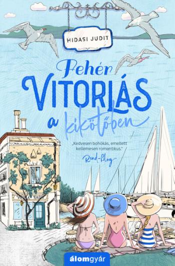 Fehér vitorlás a kikötőben - Újrakezdők 3. 1.Kép