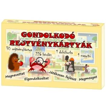 Gondolkodó rejtvénykártyák - Megnevettet - elgondolkodtat - játékosan fejleszt - megmozgat 1.Kép
