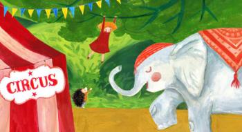 Szeleverdi Fánni a cirkuszban /Diafilm 1.Kép