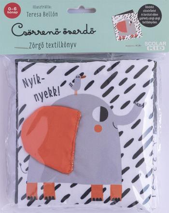 Csörrenő őserdő - Zörgő textilkönyv 1.Kép