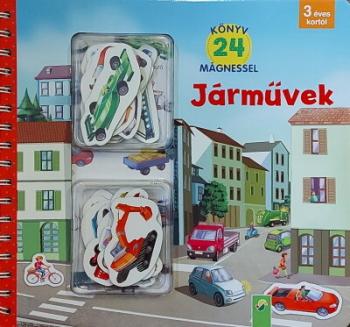 Járművek - Könyv 24 mágnessel - 3 éves kortól 1.Kép