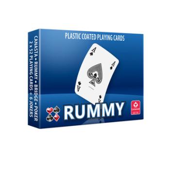 Rummy, dupla römi kártya, 110 lap 1.Kép