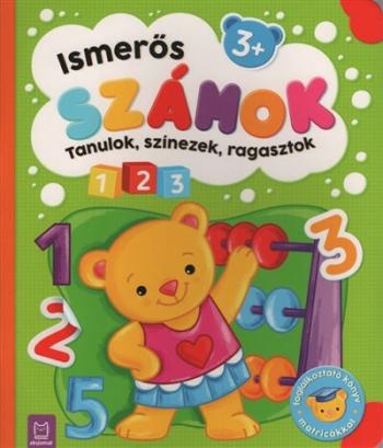 Ismerős számok - Tanulok, színezek, ragasztok 1.Kép