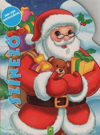 Színező - Mikulás - Sok-sok matricával 1.Kép