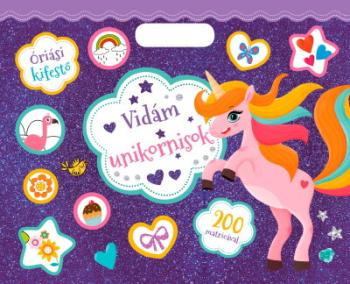 Óriás kifestő - Vidám unikornisok - Vidám unikornisok - Óriás kifestő 1.Kép