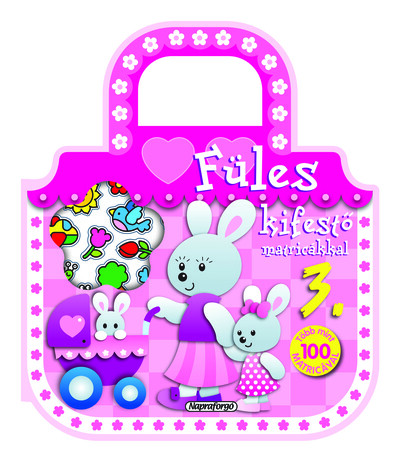 Füles kifestő matricákkal 3. - Babakocsi