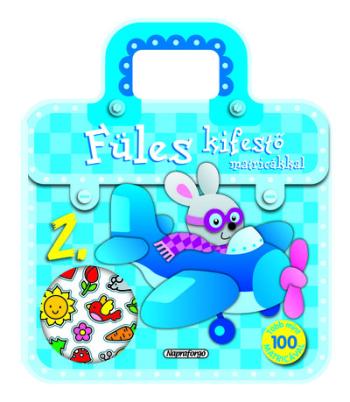 Füles kifestő matricákkal 2. - Repülő 1.Kép