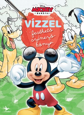 Vízzel festhető színezőkönyv: Mickey egér és barátai 1.Kép
