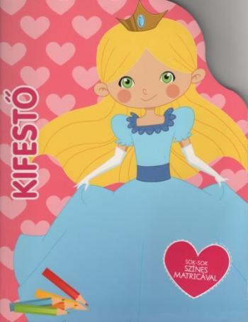 Kifestő - Sok-sok színes matricával (hercegnős) 1.Kép