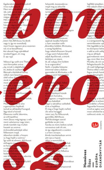 Íliász - Európa Diákkönyvtár 1.Kép