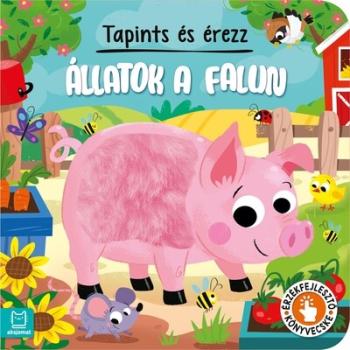 Tapints és érezz - Állatok a falun - Érzékfejlesztő könyvecske 1.Kép