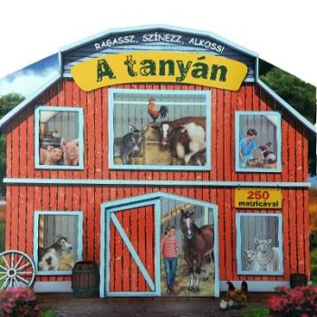 Ragassz, színezz, alkoss! - A tanyán - 250 matricával (óriás foglalkoztató) 1.Kép