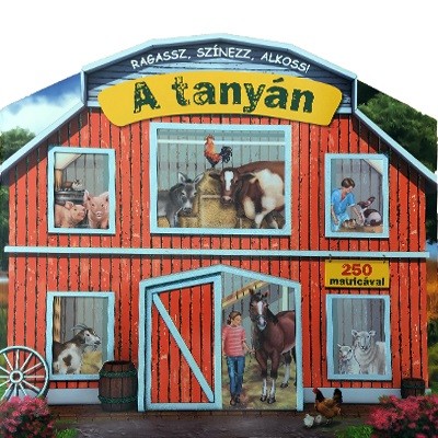 Ragassz, színezz, alkoss! - A tanyán - 250 matricával (óriás foglalkoztató)