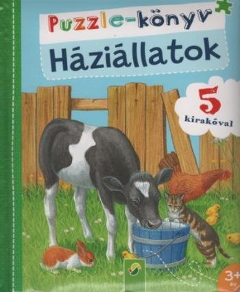 Puzzle-könyv: Háziállatok - 5 kirakóval 1.Kép