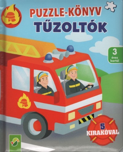 Puzzle-könyv: Tűzoltók - 5 kirakóval