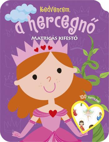 Kedvencem, a hercegnő - Matricás kifestő 1.Kép