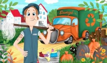 Kukás Sanyi és a kalóz /Diafilm 1.Kép