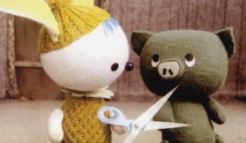 Mazsola, a fodrász /Diafilm 1.Kép