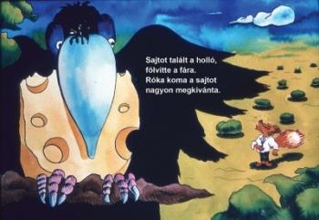 A holló meg a róka /Diafilm 1.Kép