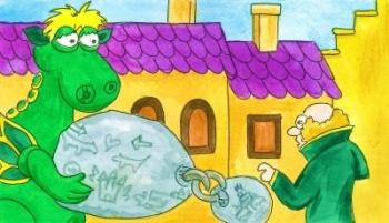 Süsü és a Sárkánylány /Diafilm 1.Kép