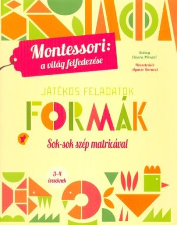 Formák - Montessori foglalkoztató füzet 3-4 éveseknek 1.Kép